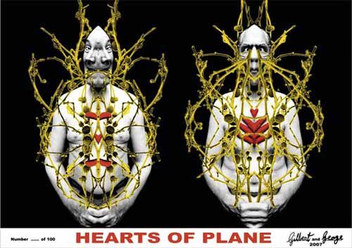 Gilbert & George Hearts of Plane @ Lichtundfire