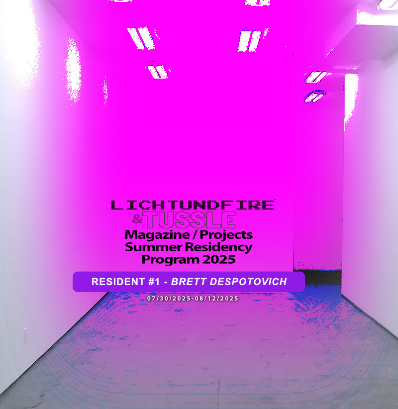 TUSSLE SUMMER RESIDENCY - Brett Despotovich August 2025 @ Lichtundfire
