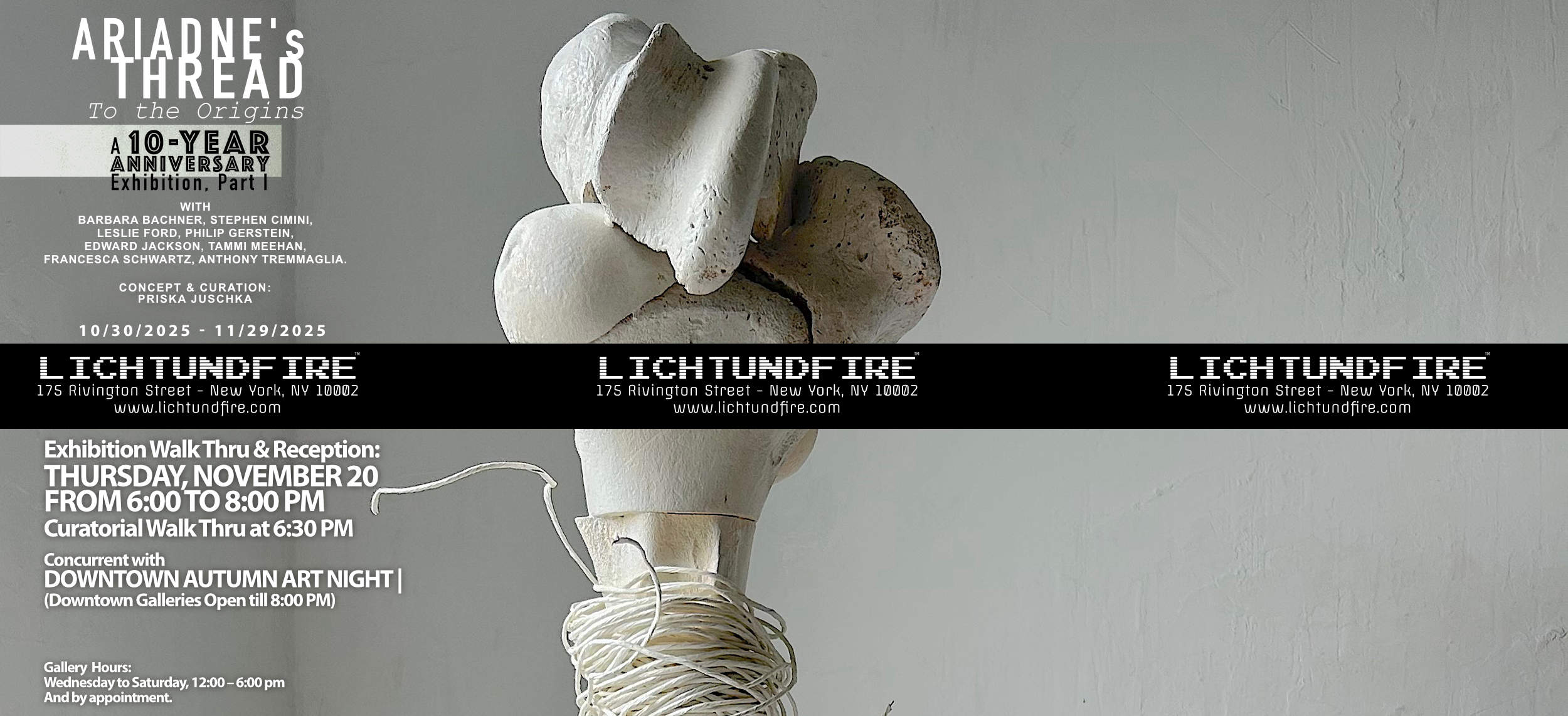 ARIADNE's THREAD November 2025 @ Lichtundfire