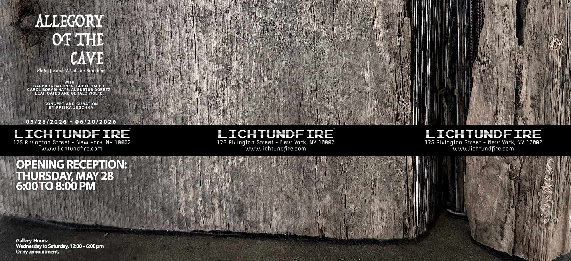 ALLEGORY OF THE CAVE June 2026 @ Lichtundfire