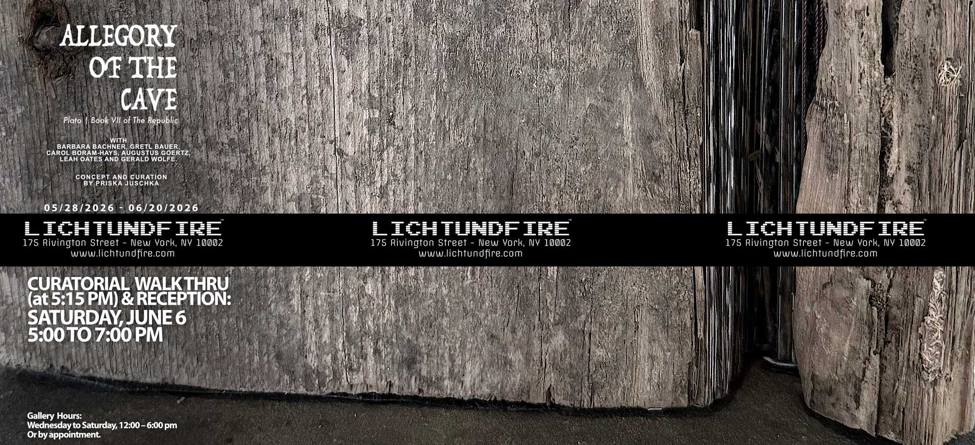 ALLEGORY OF THE CAVE June 2026 @ Lichtundfire