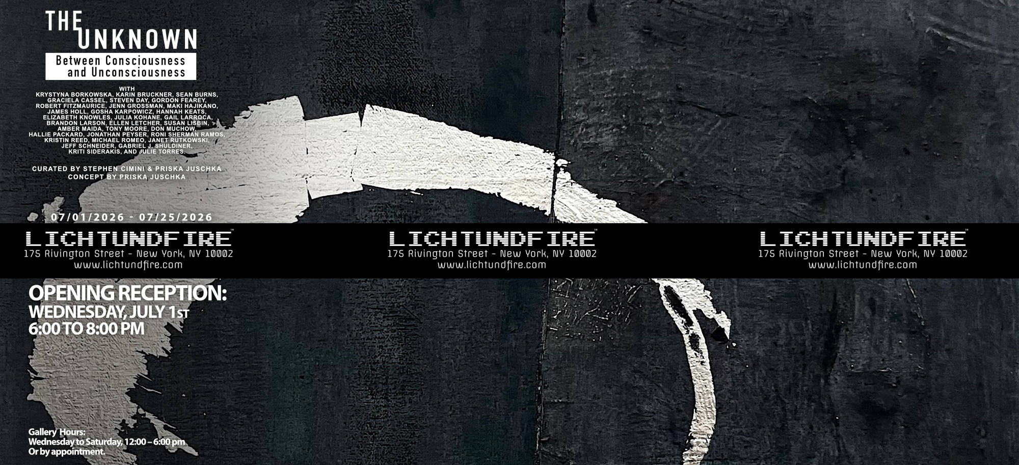 THE UNKNOWN July 2026 @ Lichtundfire
