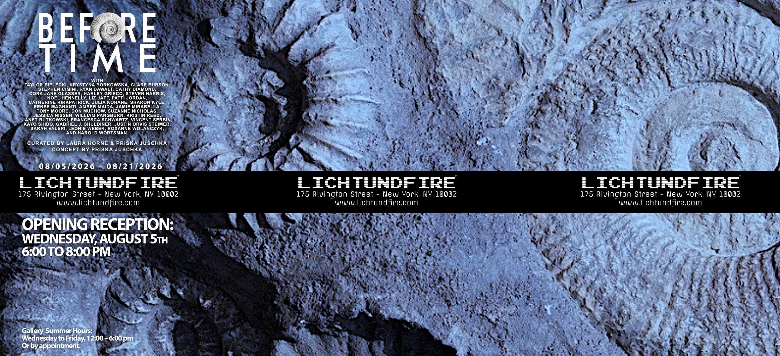 BEFORE TIME August 2026 @ Lichtundfire